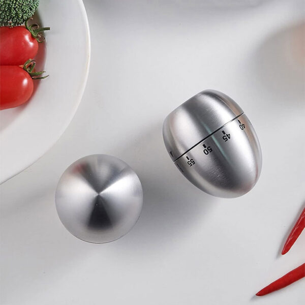60 Minute Stainless Steel Egg Timer