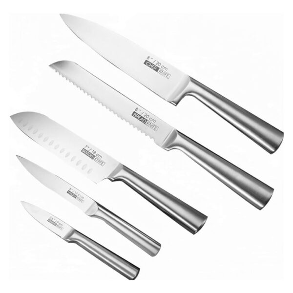 5pc S/Steel Kitchen Knife Set