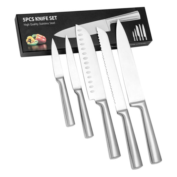 5pc S/Steel Kitchen Knife Set