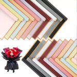 Waterproof Gift Wrapping Paper with Gold Border