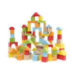 100pc Wooden Building Block Set For Kids