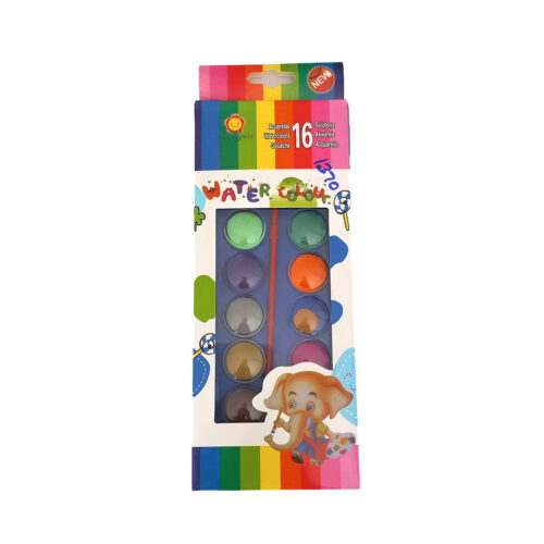 16 Colour Watercolour Paint Set