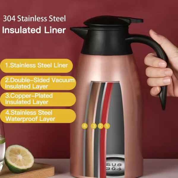 24 Hour 2L S/Steel Vacuum Flask