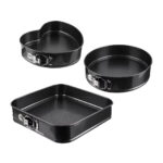 3pc Nonstick Springform Baking Pan Set