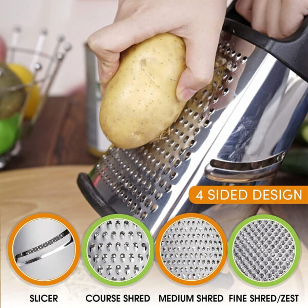 4-Sided Stainless Steel Box Grater