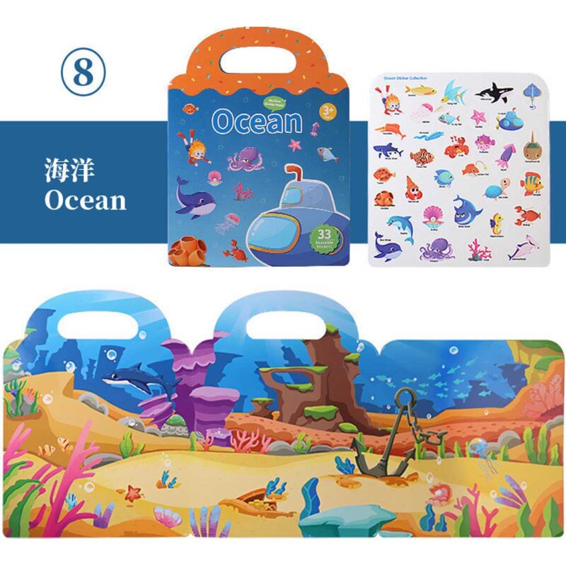 Educational Sticker Books for Kids