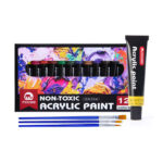 12-Color Water Based Acrylic Paint Set