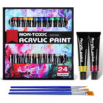 24 Color Water Based Acrylic Paint Set