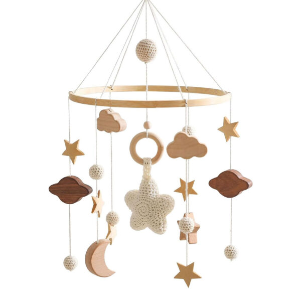 Wooden Baby Crib Mobile