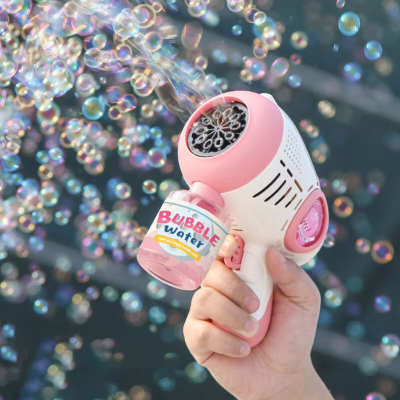 Dinosaur Bubble Gun with Non-Slip Handle