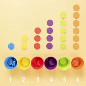 Colour Sorting Cup Game