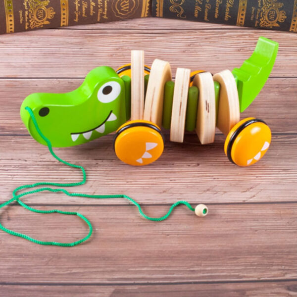 Wooden Crocodile Pull Toy