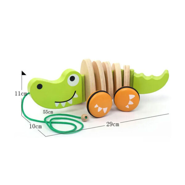 Wooden Crocodile Pull Toy