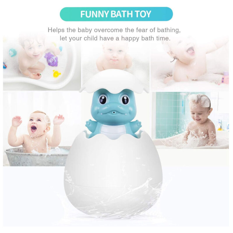 Dinosaur Egg Water Spray Bath Toy