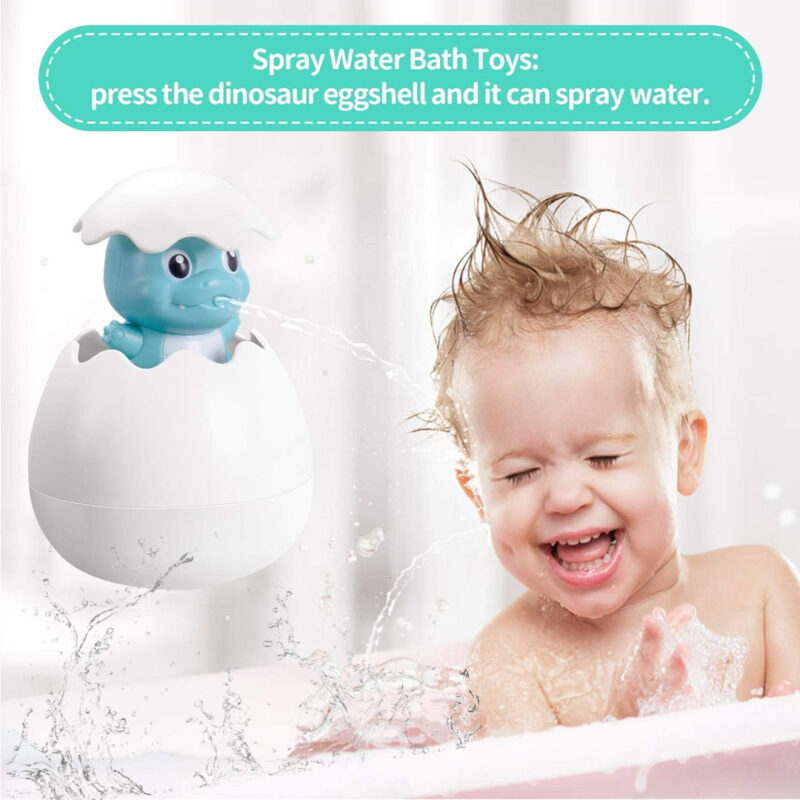 Dinosaur Egg Water Spray Bath Toy