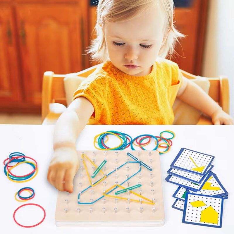 Montessori Geoboard for Kids