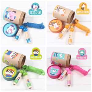 Wooden Handle Skipping Rope for Kids