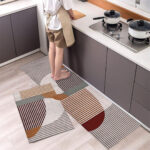 2pc Non-Slip Kitchen Mat Set
