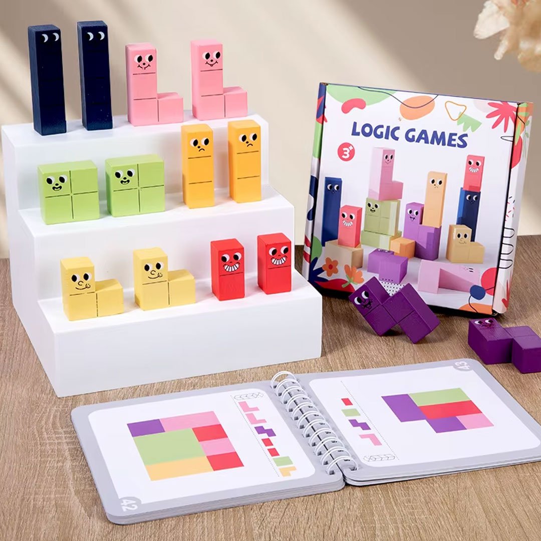 Wooden Logic Puzzle Game For Kids - LiveEasy Products Ltd