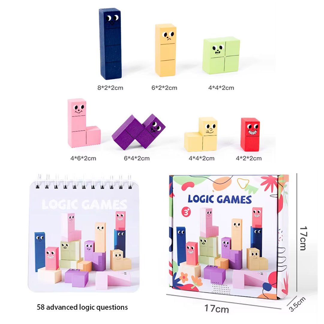 Wooden Logic Puzzle Game For Kids - LiveEasy Products Ltd