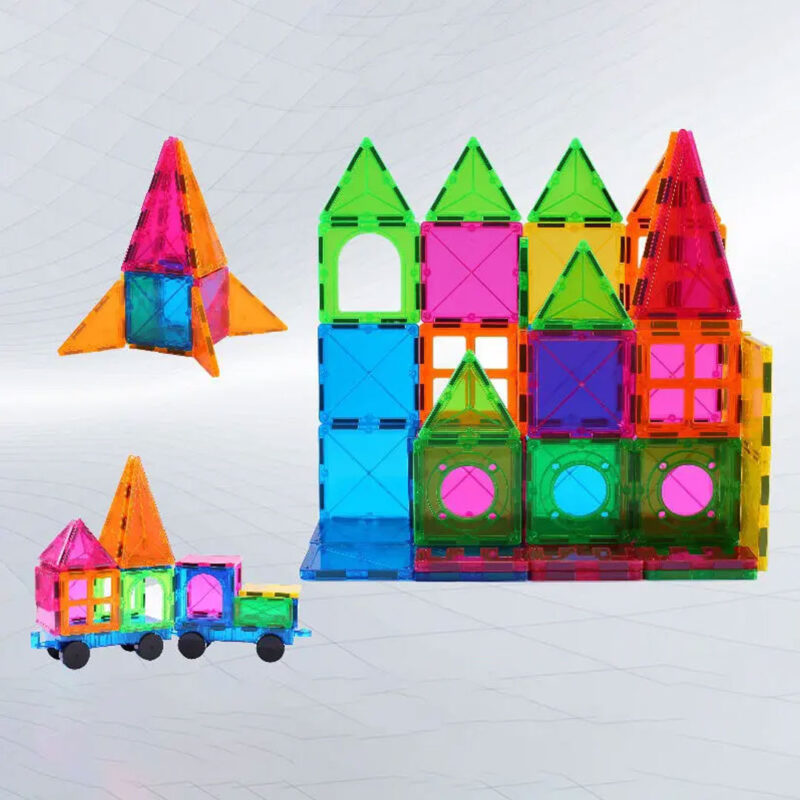 120pc Magnetic Building Tile Set