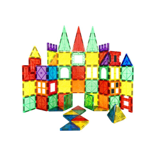 60pc Magnetic Building Tile Set Toy