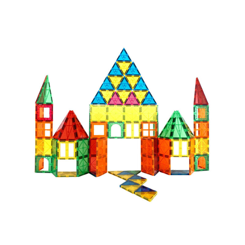 60pc Magnetic Building Tile Set Toy