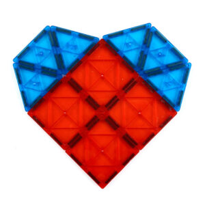60pc Magnetic Building Tile Set Toy