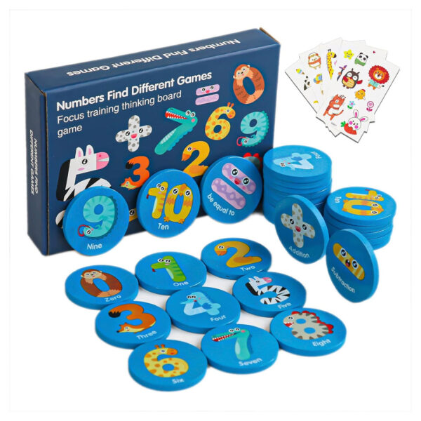 Wooden Memory Matching Game