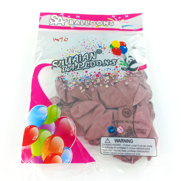 metallic balloons