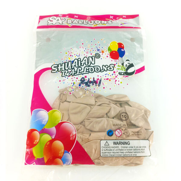 metallic balloons