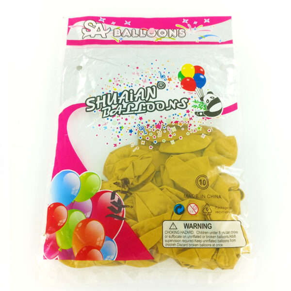 metallic balloons