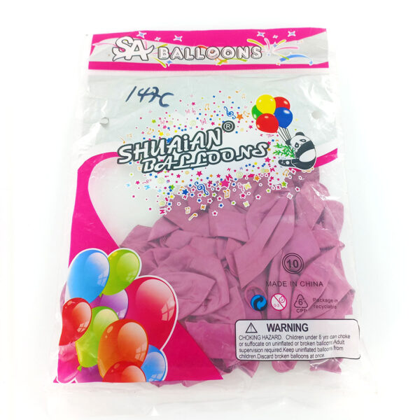metallic balloons