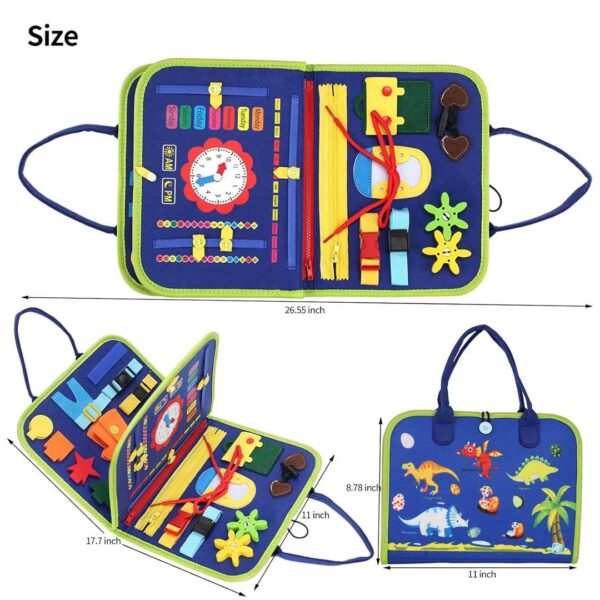 Montessori Busy Board for Toddlers