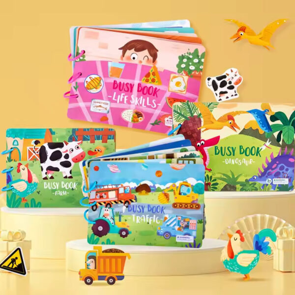Montessori Busy Book for Toddlers