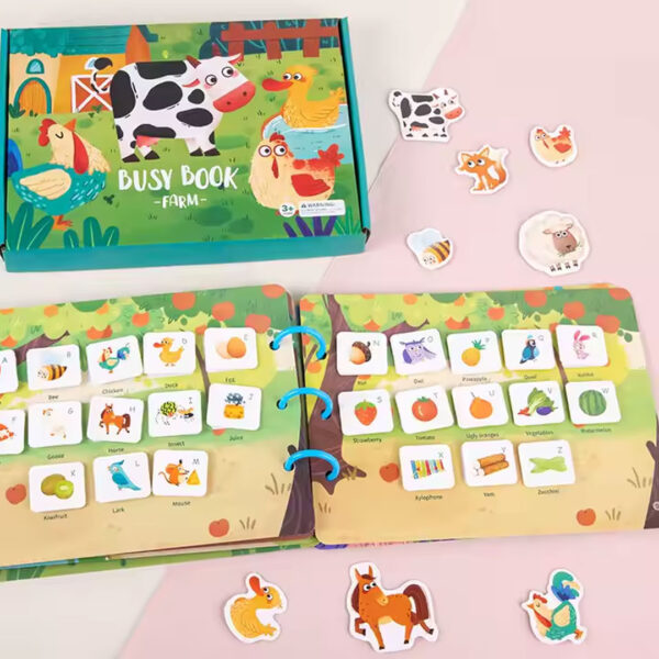 Montessori Busy Book for Toddlers