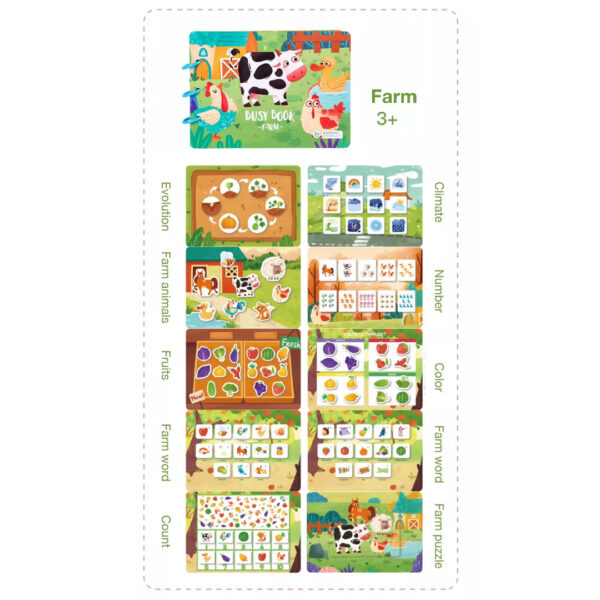 Montessori Busy Book for Toddlers