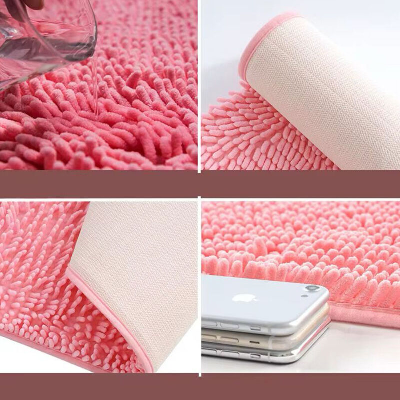 Non-Slip Shaggy Chenille Mat