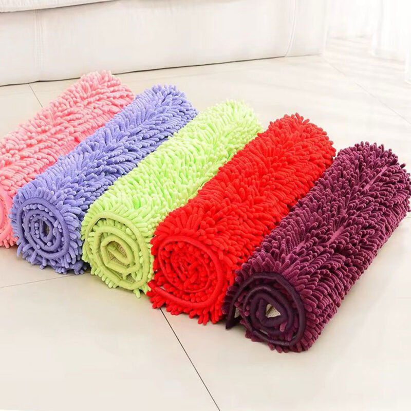 Non-Slip Shaggy Chenille Mat