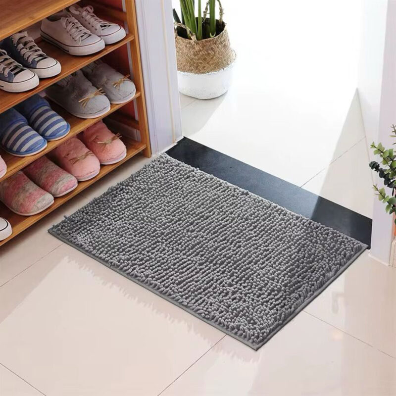 Non-Slip Shaggy Chenille Mat