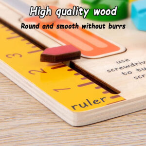 Wooden Tool Box Activity Board for Kids