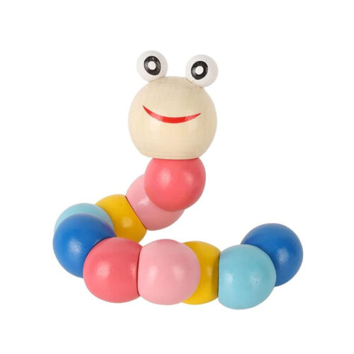 Wooden Twisting Caterpillar Toy