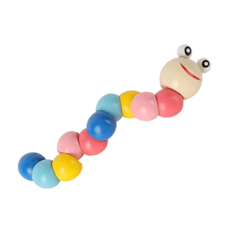 Wooden Twisting Caterpillar Toy