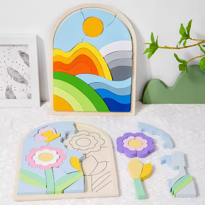 wooden-blocks-3d-puzzle-for-kids-1 Wooden Landscape Puzzle
