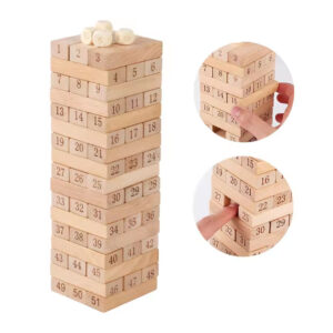 51pc Wooden Block Stacking Game (Jenga)
