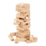 51pc Wooden Block Stacking Game (Jenga)