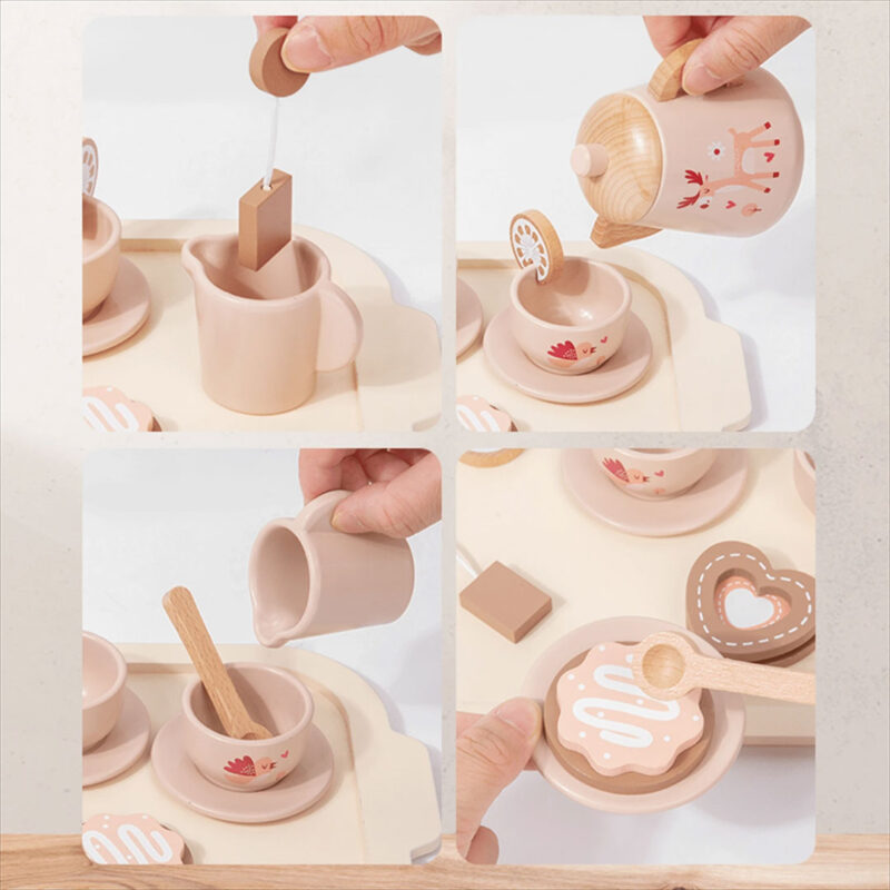 Wooden Pretend Play Tea Set