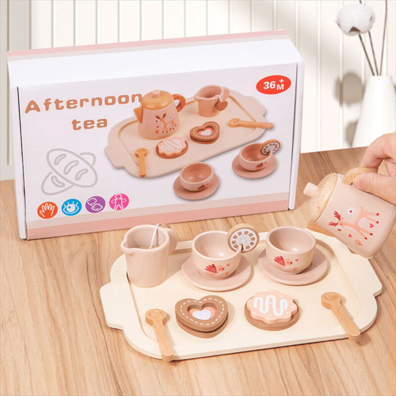 Wooden Pretend Play Tea Set