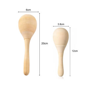 Wooden Maracas or Shaker Set for Kids