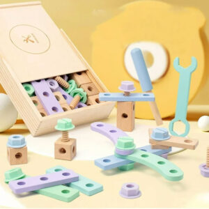 Wooden Toolbox Toy Set